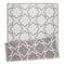 DII® Stone & White Lattice Outdoor Rug, 4ft. x 6ft.